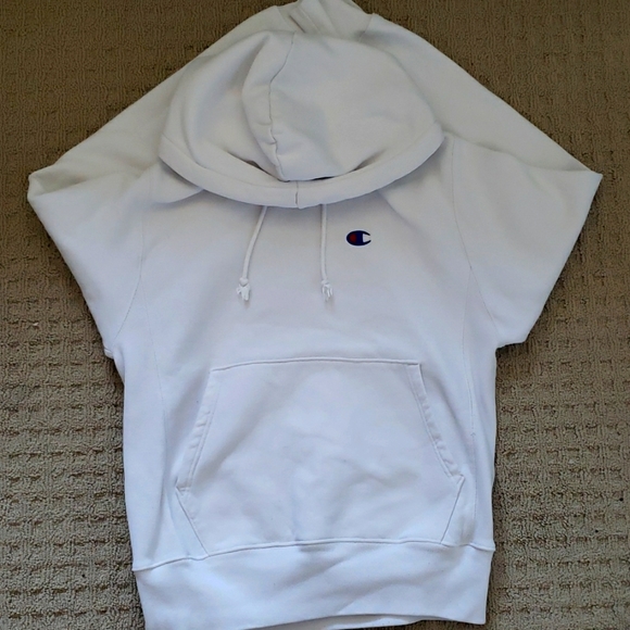 White S Champion hoodie - Picture 1 of 1